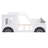 Classic Car-Shaped Platform Bed With Wheels,White-746841958