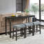 Ensemble de table de bar 4 pièces avec prise de courant-471944373-471944371