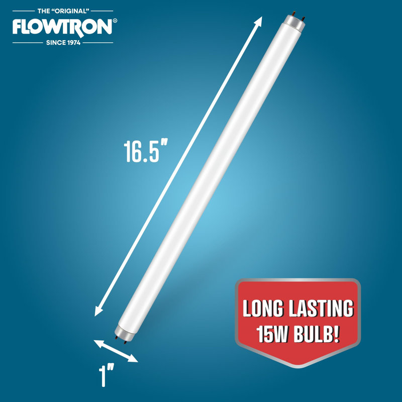 Ampoule UV de remplacement 15 W Flowtron pour FC-4900 (paquet de 2)