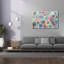«Florals2» par Noemi Ibarz, art mural sur toile-972445746