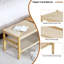 Banc de rangement en bois massif Bystrc