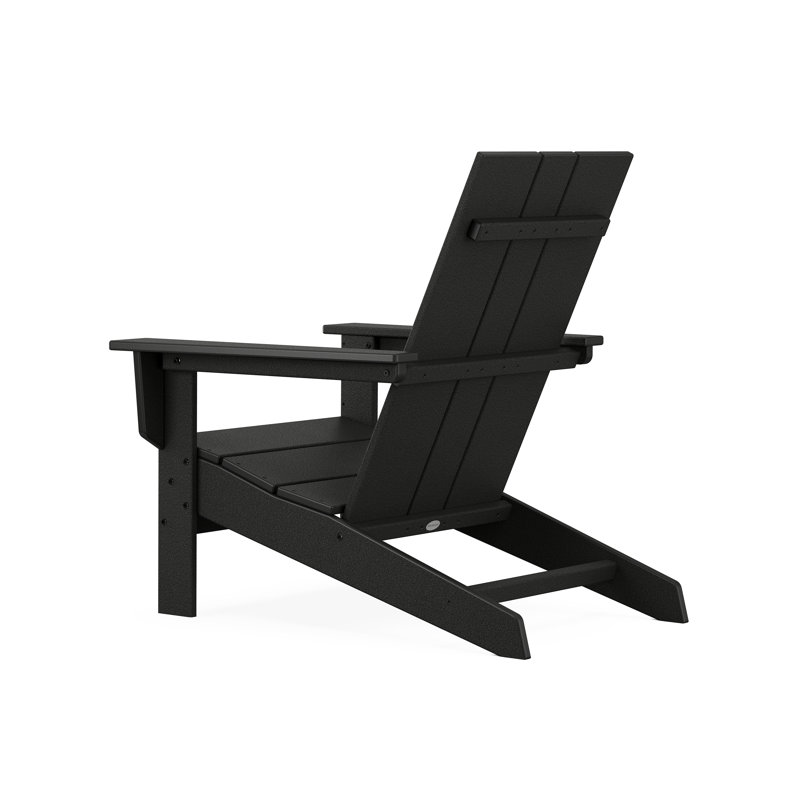 POLYWOOD x AllModern Oversized Adirondack Chair, Black