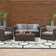 Mitchall 4 Piece Rattan Sofa Seating Group with Cushions