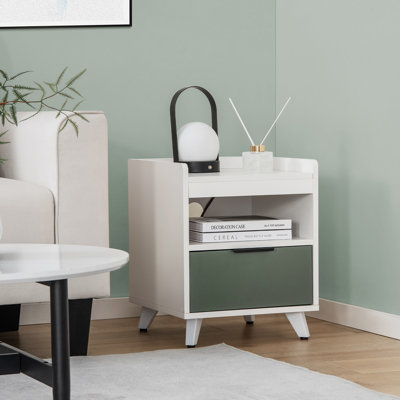 Table de chevet en aluminium Georgeana