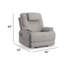Fauteuil inclinable électrique avec appui-tête et soutien lombaire Zecliner Model 2