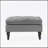 Gourav Upholstered Ottoman with Pillow Top & Birch Legs-1100998943