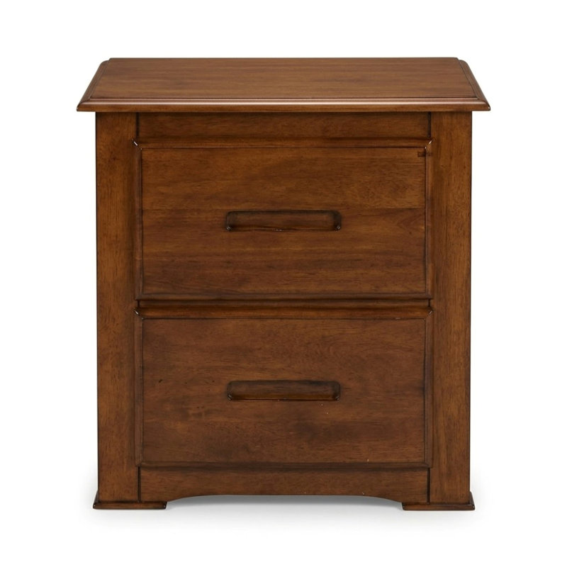 Kervix Brown 2 Drawers 18In. W Nightstand