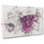 Butterfly Upon A Flower - Wrapped Canvas-56665385