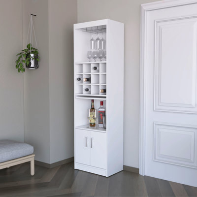 Bar avec rangement pour bouteilles de vin