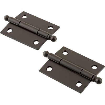 Medium Butt Hinges with Ball Finials ( 1 15/16" High x 1 5/8" Wide )