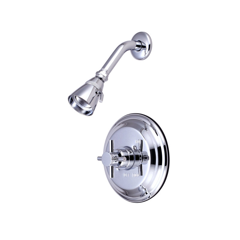 South Beach Pressure Balance Shower Faucet Trim, Polished Chrome
