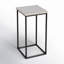 Maikel 21.5'' Tall Genuine Marble Frame End Table