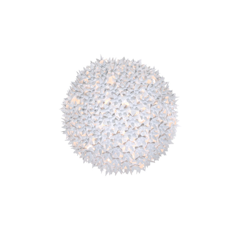 Plafonnier semi-encastré Bloom, Blanc