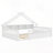 Wood Floor Bed With Storage Bookshelves And Light-663084712-663084715