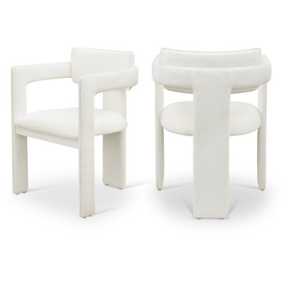Exilda Chenille Fabric Dining Chair
