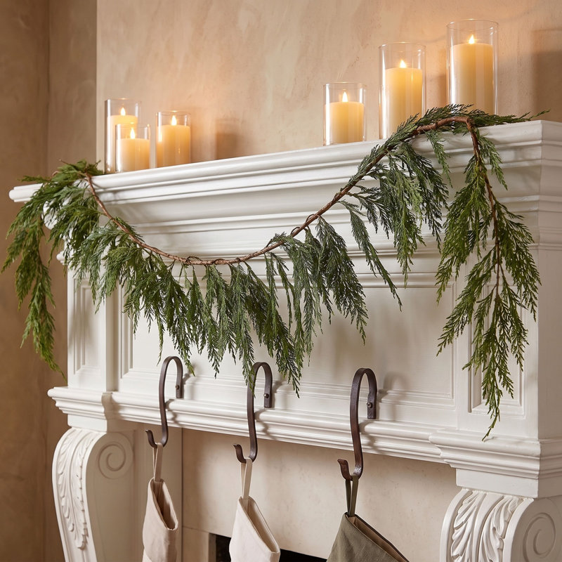 Faux Cypress Garland