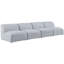 Canapé modulaire en lin durable bleu marine Hollowayville-386533998