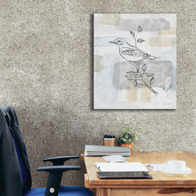 'Washy Abstract Canvas B' by Jean Plout Canvas Wall Art