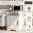 Chiara 3 - Piece Farmhouse Living Room Table Set,Barnwood/Distressed White-1553886604