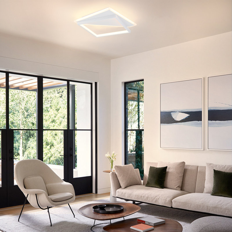 Dalonte LED Flush Mount, 38cm H x 30cm W x 5cm D