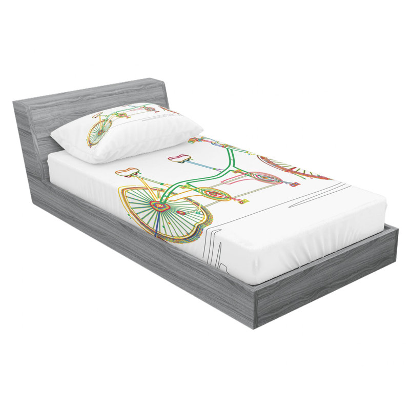 Microfiber Sheet Set, Twin XL Sheet Set + Fitted Sheet + 1 Pillowcase