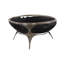 Graven Abstract Decorative Bowl in Black/Silver