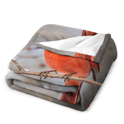 Jeté en flanelle rouge Cardinal rouge, couverture douce et chaude pour le canapé-lit du salon