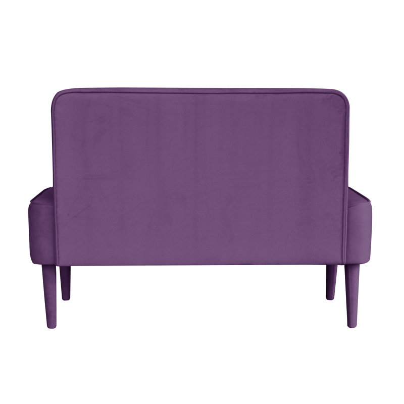 Pastel Upholstered Bench, Violet