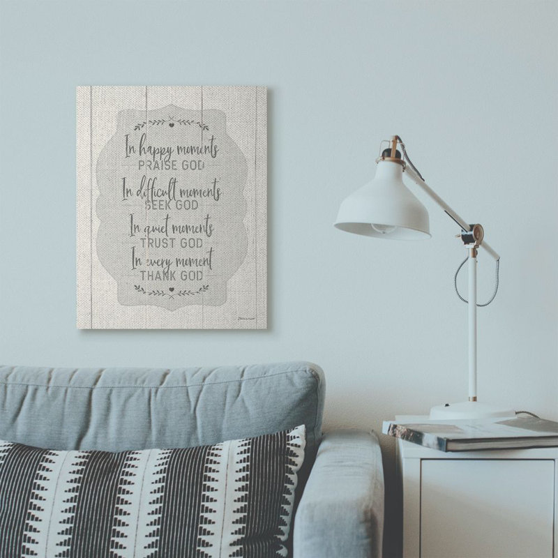 Impression sur toile, «Happy Happy Moments», Toile tendue, H 30 po x l 24 po x P 1,5 po