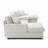 U Shaped Cloud Couch Sectional Sofa with Console,Cup Holder-1288893304