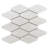 Stately Elongated Hex 12" x 12" Porcelain Mosaic Wall & Floor Tile