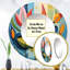 Miroir mural vert Mid Century-99619744