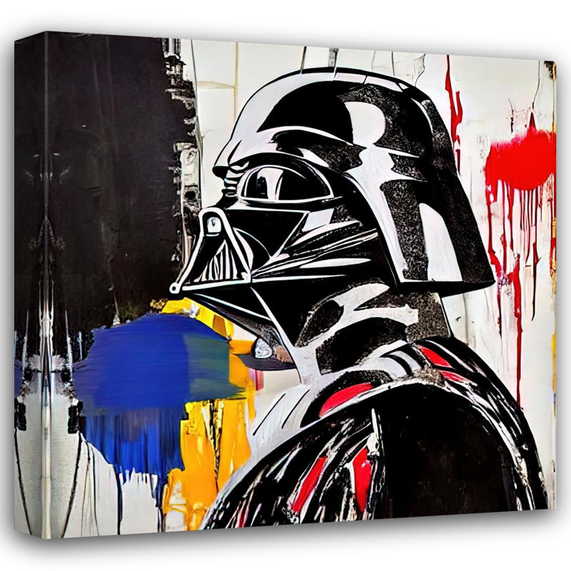 «Darth Vader Two» par Stephen Chambers, impression sur toile tendue, H 15 po x l 18 po x P 1,5 po