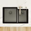 Évier de cuisine à double cuve encastrable Karran Quartz 32 po x 21 1/4 po 60/40-49947633