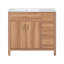 Meuble-lavabo en bois 36 po avec cadre en bois massif