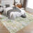 Abstract Machine Washable Area Rug Low Pile Non Slip Modern Rug Foldable Stain Resistant Carpet for Living Room Bedroom Indoor Ultra Thin Mat-863446853
