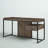 Lochlan Metal Base Writing Desk with Power Outlet-1231054877