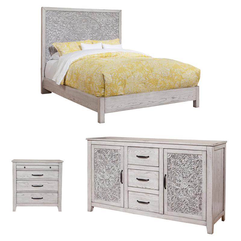 Hamar Solid Wood Piece Bedroom Set