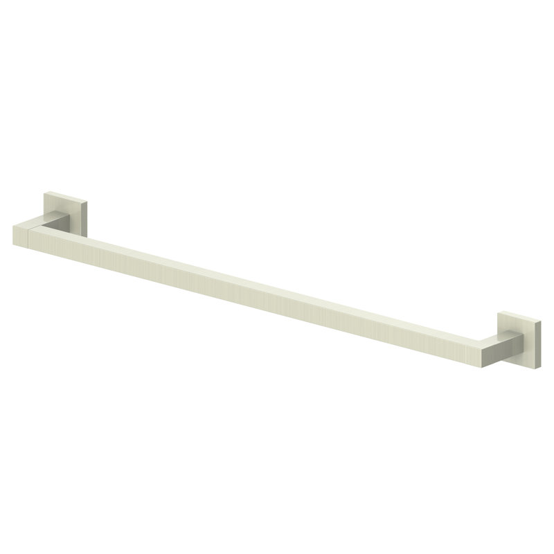 Bliss 25.6" Wall Mounted Towel Bar, Brushed Nickel