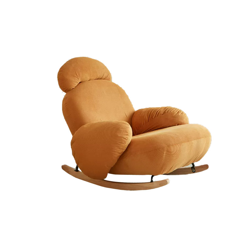 Chaise berçante moderne et simple, Orange