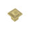 Bijou Astoria Collection Square Knob - 1" x 1 " Cabinet Knob - Traditional Hardware for Drawers & Cabinets