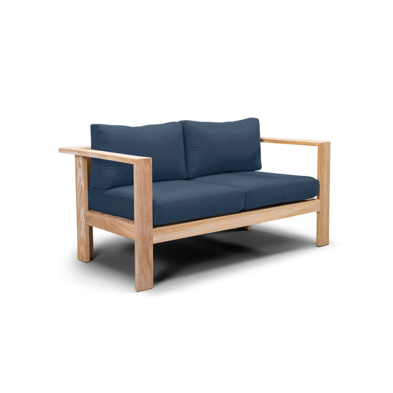 Ando Loveseat with Cushions, Spectrum Indigo Sunbrella®