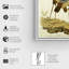 Animaux, couronnes et grues - Peinture sur toile-61814687-61814680