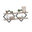 38cm W Metal Wall Mounted Shelving Unit