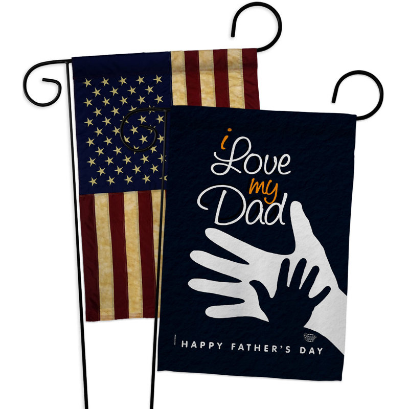 Drapeau de jardin en polyester 18,5 x 13 po Home Decor Home