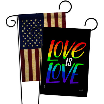 Double Sided 18.5'' H x 13'' W Polyester Kwanzaa Garden Flag