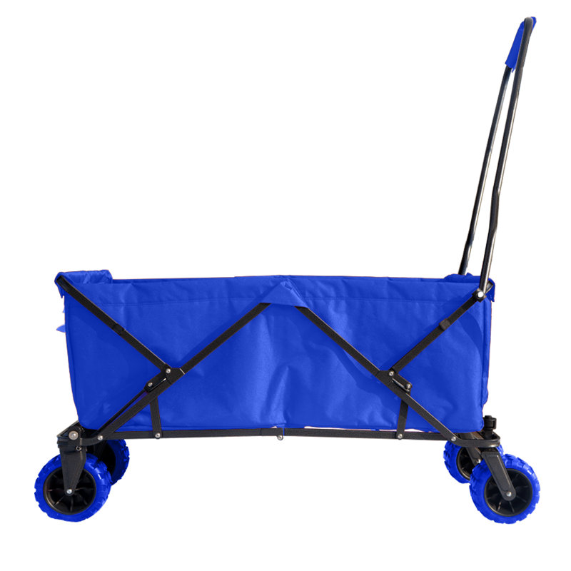 Chariot utilitaire pliable tout terrain Xl, Bleu