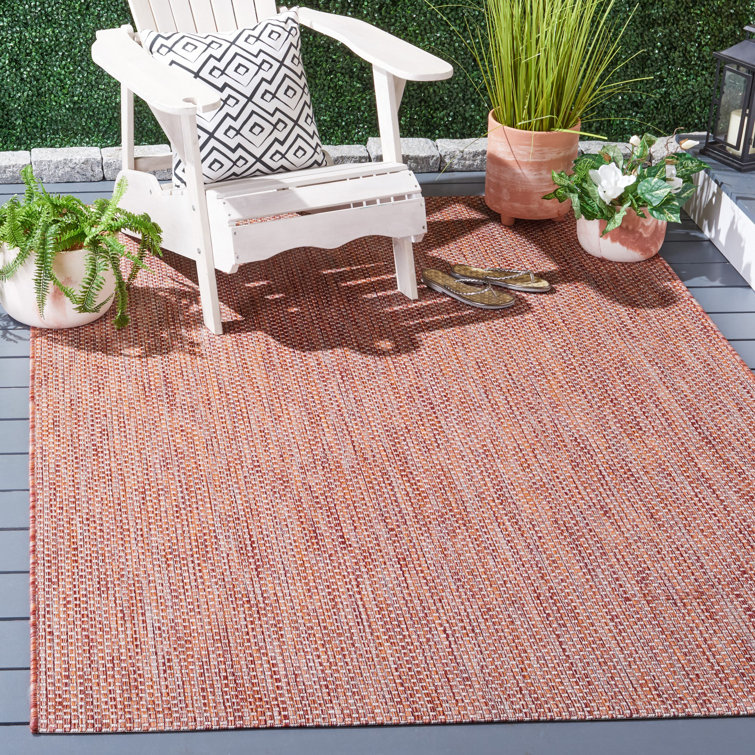 Castlebourne Red/Beige Area Indoor/Outdoor Area Rug