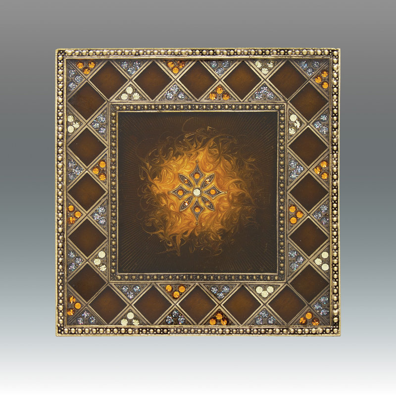 Metal Coaster, Brown