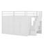 Lit mezzanine avec armoires encastrées-1146467159
